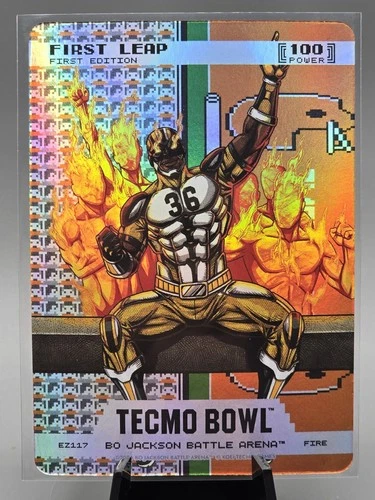 Bo Jackson Battle Arena Tecmo Bowl First Leap Fire Endzon EZ117 - LeRoy Butler