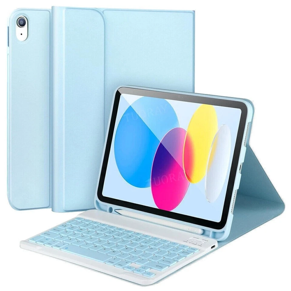 Bluetooth Keyboard Case Mouse For iPad 11th 11" A16 2025 Gen M3 Air 6 5 4 Pro 11 - Image 4 of 4