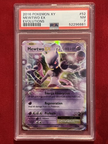 Mewtwo-EX graded PSA 7 for sale on eBay