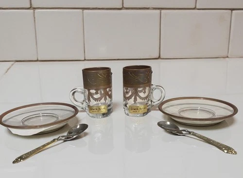 Arte Italica Vetro Cup, Saucer & Spoon - Thumbnail 4