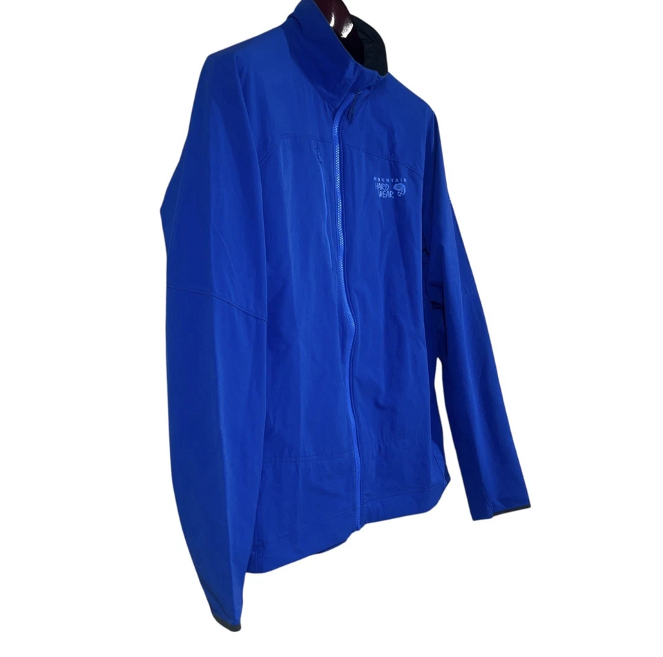 Mountain Hardwear Super Chockstone Softshell Jacket Mens M Blue Full Zip Stretch - Image 3 of 4
