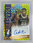 Cedric Coward 2025 Topps Finest Yellow Geometric Refractor Masters Auto RC /35