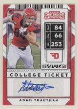 2020 Panini Contenders Draft Picks College Ticket Adam Trautman #205 Auto 0e3s