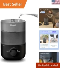 Classic 160 Top-Fill Ultrasonic Cool Mist Humidifier, Super Easy to Fill and ...