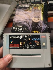 Batman Returns Super Nintendo SNES With Manual