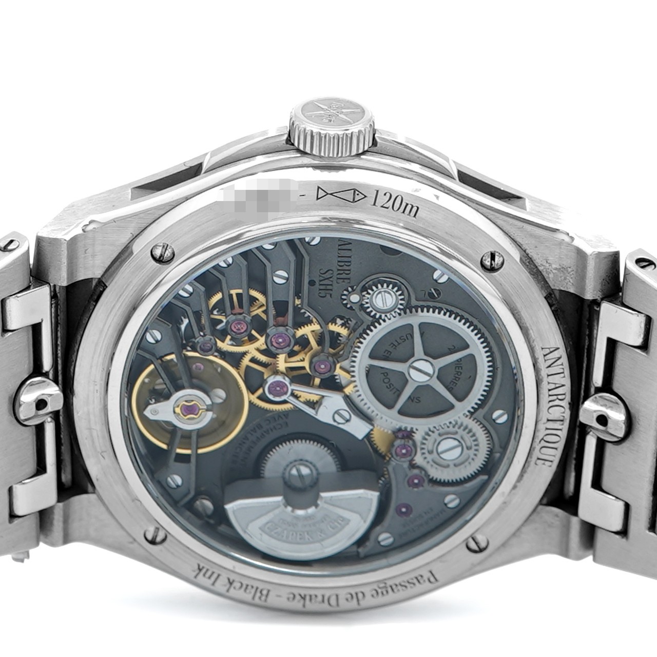 Czapek and Cie Antarctique Passage de Drake Black Ink 40.5mm Watch Antarctique image 6