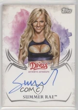 2015 Topps WWE Undisputed Auto Summer Rae #UA-SRA Auto