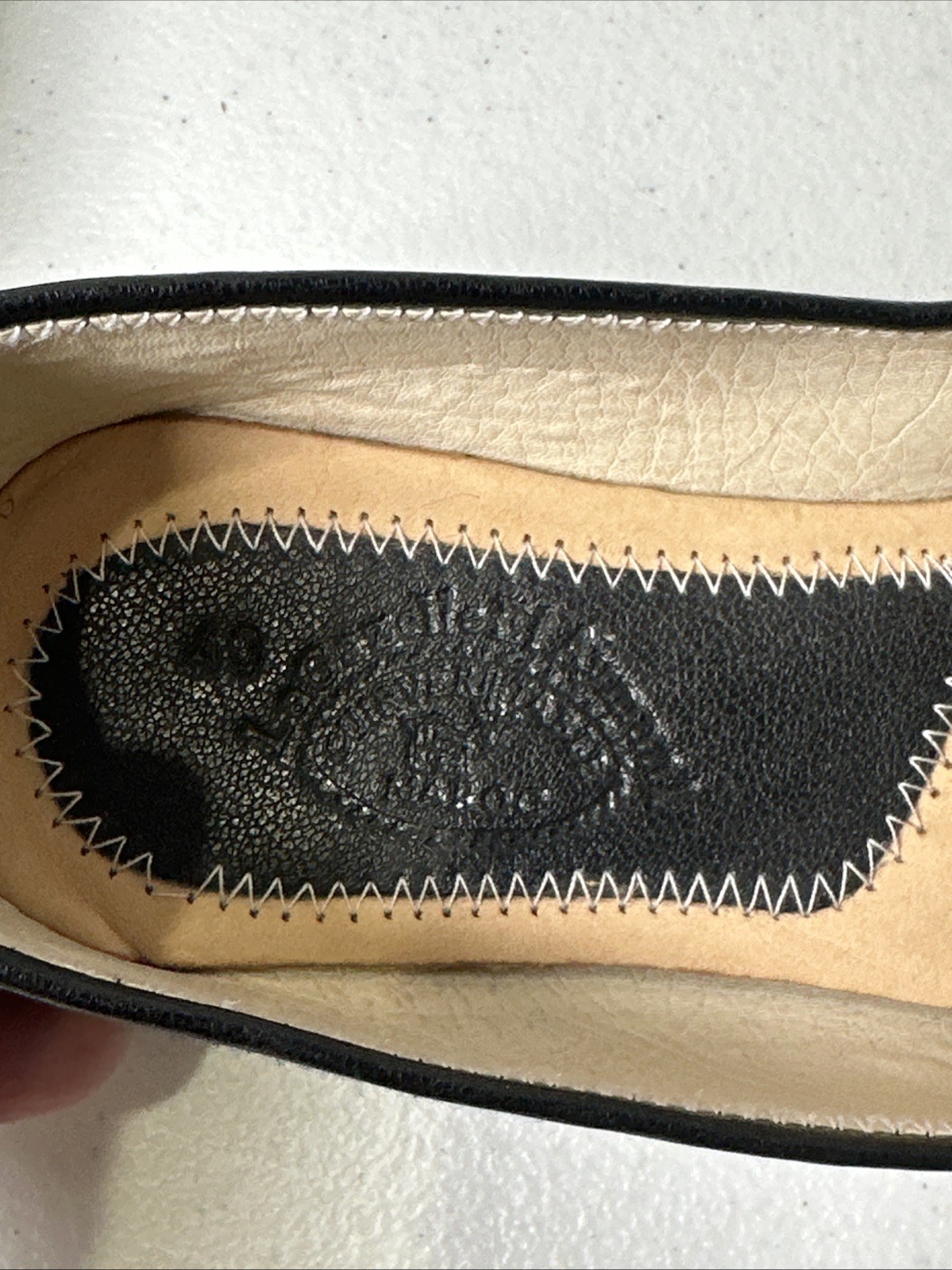 La Gazelle El Aymani Maroc Women's 9/9.5 Leather Slip On Flat Shoes Embroidered image 8