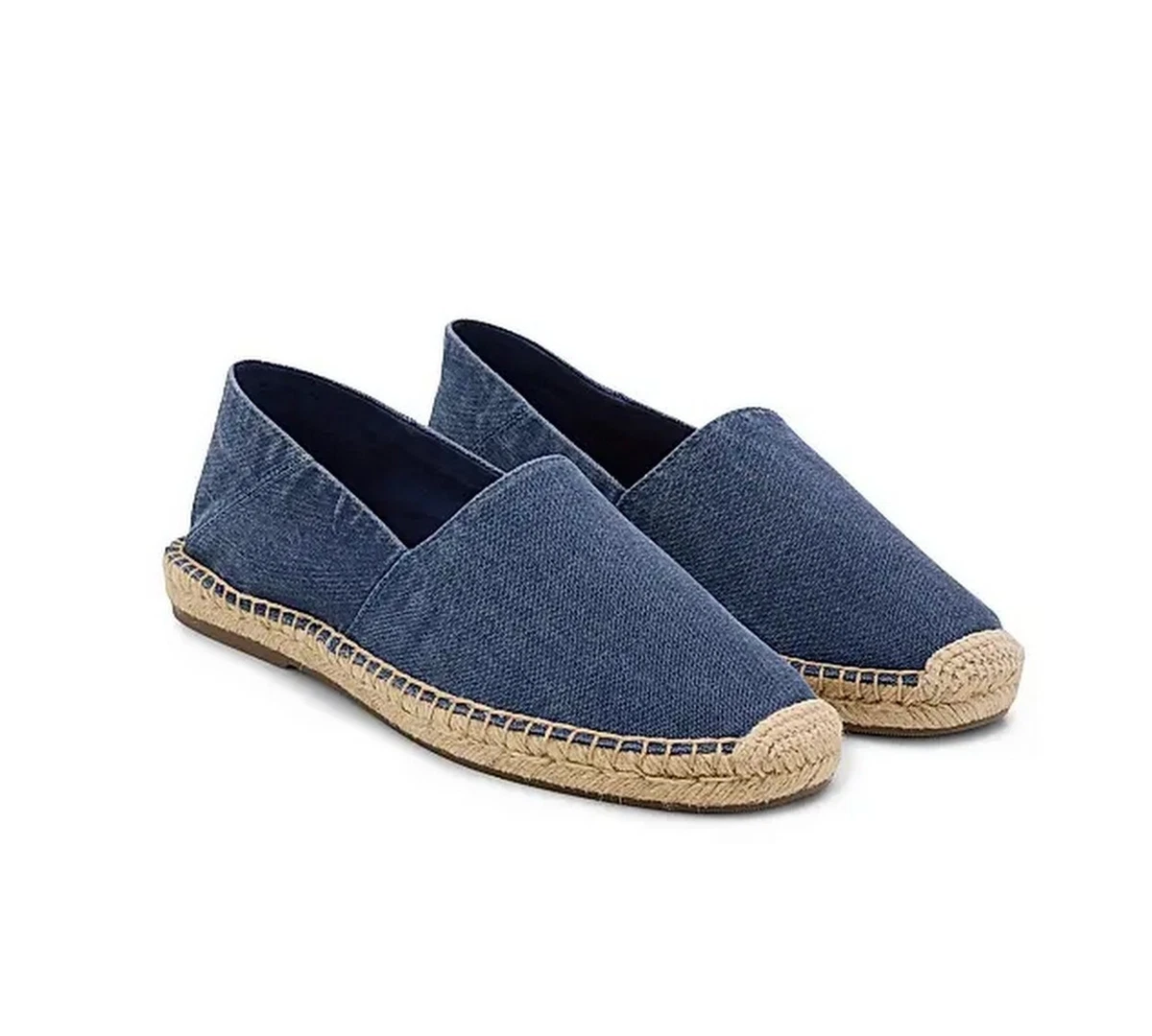 Ralph Lauren Double RL Navy & White Striped Espadrille Slip-Ons Ralph Lauren Espadrille Casual Shoes for Men for sale | eBay main image 4