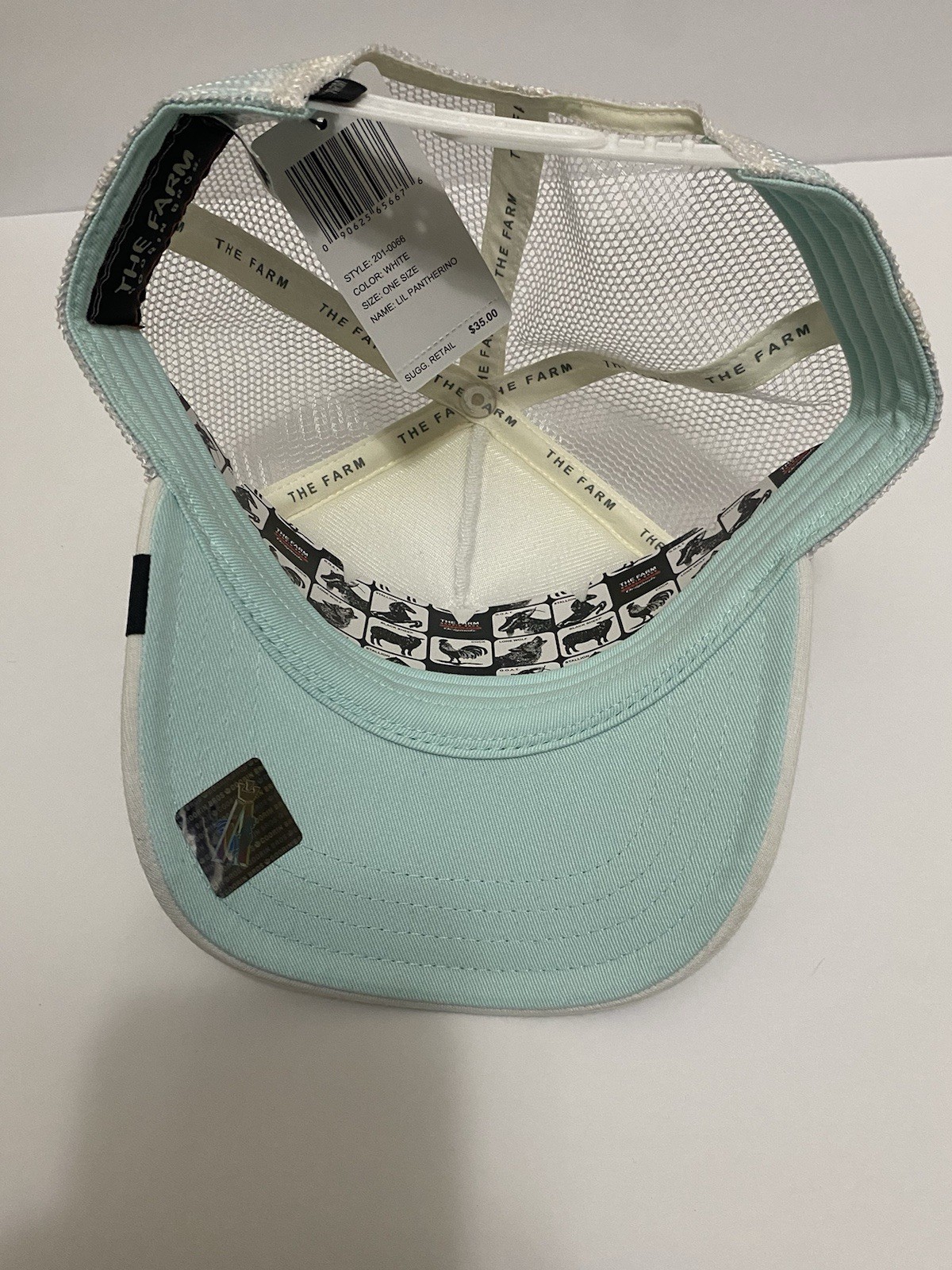 Goorin Bros Lil Pantherino YOUTH Trucker HAT Panther White Blue Hat NEW SOLD OUT image 4