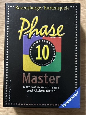 *100% COMPLETE* Phase 10 MASTER by Ravensburger RARE 2008 German Edition From US