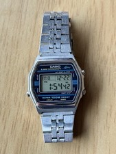 Casio Marlin W-750 LCD Digital Watch 1983 Vintage Japan