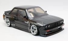 1/10 RC Car BODY Shell BMW E30 M3 Werewolf w/ LED *FINISHED* -BLACK-