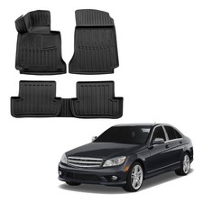 Gummi Fußmatten Gummimatten Für Mercedes C-Klasse W204 2008-2015 5-Tlg SCOUTT