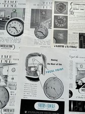 Smiths English Clocks - Sectric House Cricklewood NW2 - 6x 1938/40s Cuttings 551
