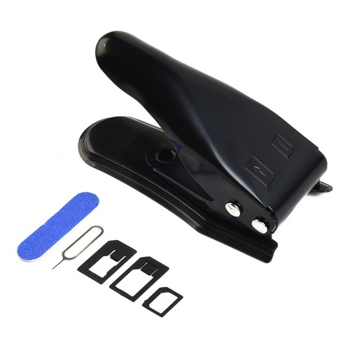 2023 Sim Karten Schneider Adapter legierter Stahl schwarz korrekter Schnitt Dual Auswurf Pin - Bild 9 von 13