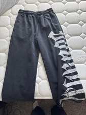 YoungLA Revenge Joggers Black Wash Size Large
