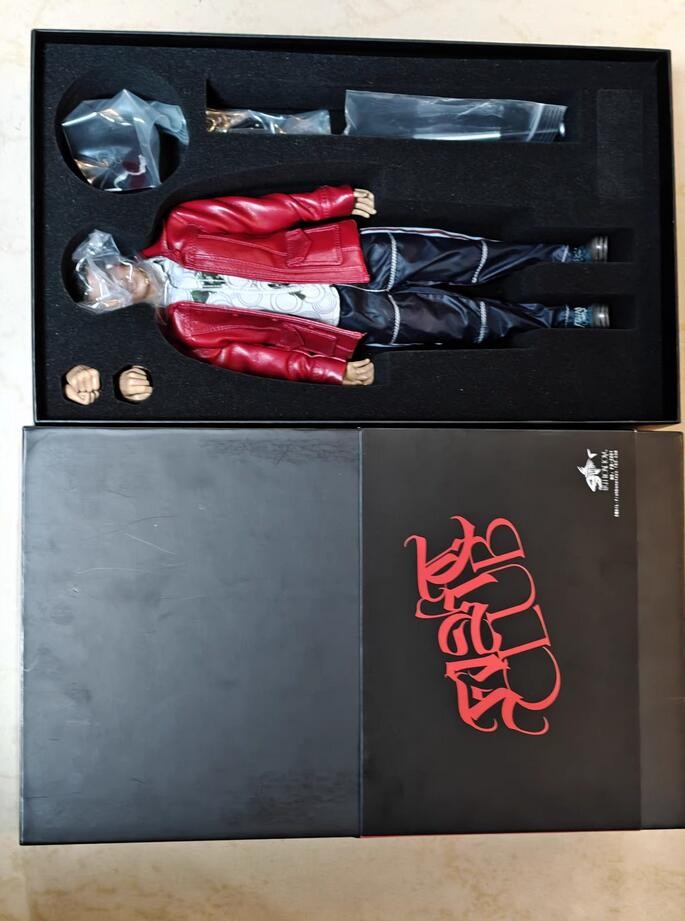 FISH BONETOYS Fight Club Brad Pitt 12in Action Figure Doll Model