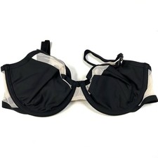 NEW Victorias Secret 32DD Unlined Demi Bra Black Beige Mesh Sheer Underwire 2640