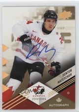 2024 Upper Deck Team Canada Juniors Signatures Denton Mateychuk #7 Auto 10ud