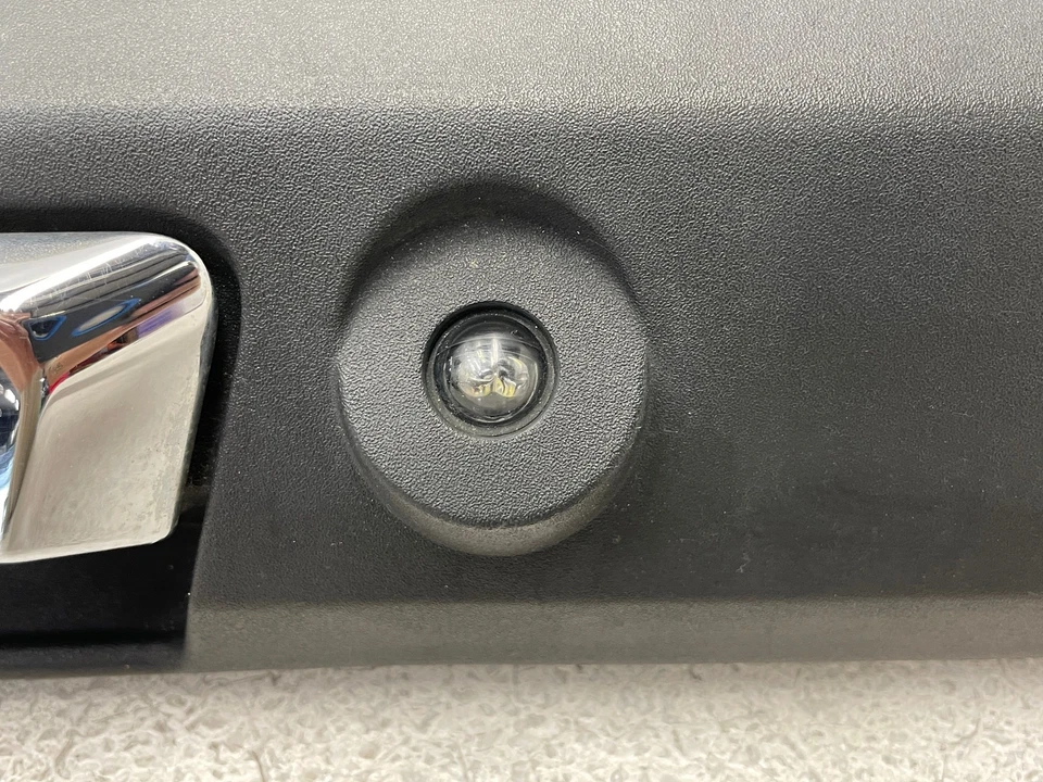 17-19 Ford F350 Super Duty Rear Tailgate Release Handle Chrome Camera 1604 OEM - Image 3 of 4