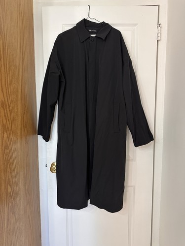 Zara Black Men’s Trench Coat XL