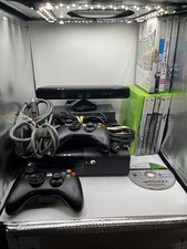 Xbox 360 E Console w/ kinect, 10 Games, & 2 Controllers bundle- TESTED & CLEANED