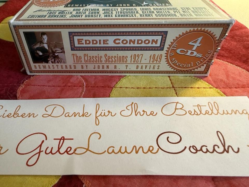 EDDIE CONDON - The Classic Sessions: 1928 To 1949 - 4 CD - Box Set Original - Bild 4 von 4
