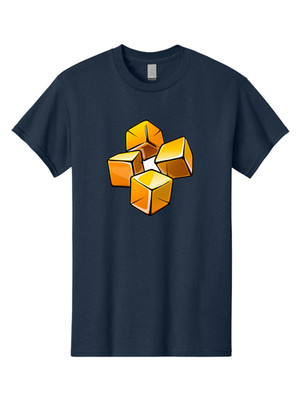 Gold-Bars-1 Mens Graphic Tee, 100% Cotton, Casual Summer Wear