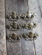 Vintage Six Brass Drawer Pulls Canada 1967