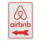 Vintage Airbnb Casual Chic Tin Metal Signs Home Décor Wall Art 8x12