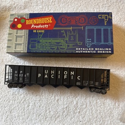 Roundhouse 50  5 Bay Rapid Discharge Car 1725 Union Pacific GC Boxed Ref U65