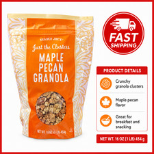 Trader Joe’s Just The Clusters Maple Pecan Granola Cereal 16 Oz