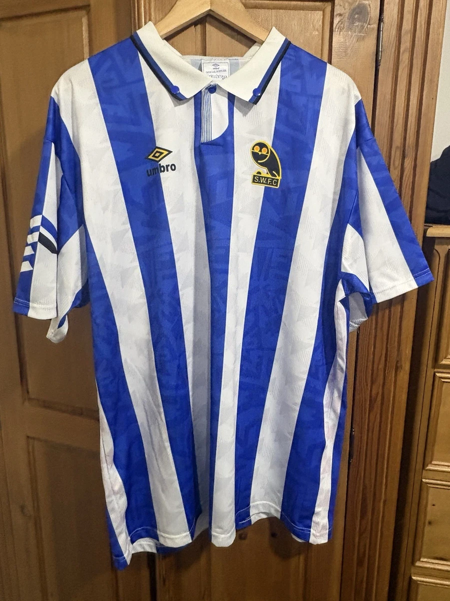 Maillot Sheffield Wednesday – Diadora, Vintage 2003/2005, Non Match Worn