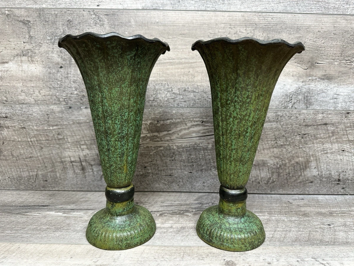 复古原始铁日本古董花瓶| eBay