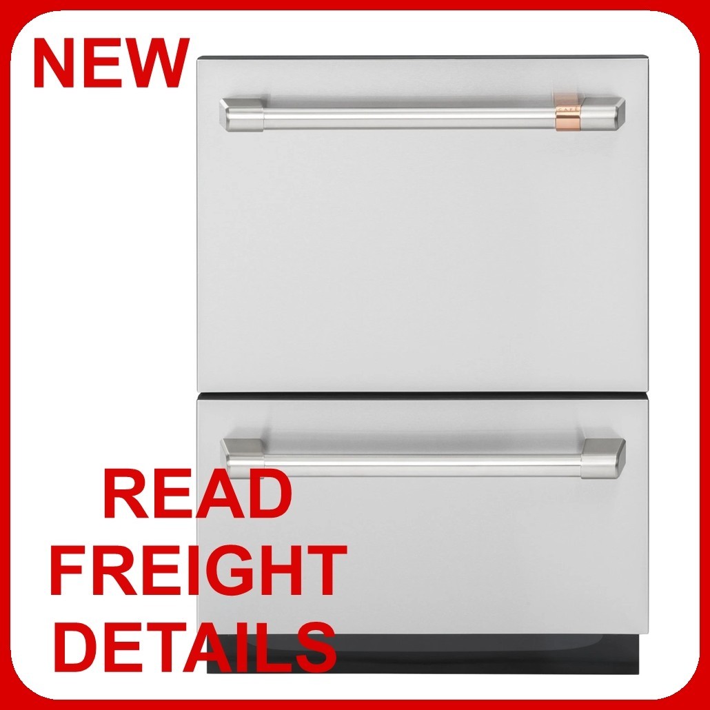 GE Cafe 24" Stainless Double Drawer Dishwasher