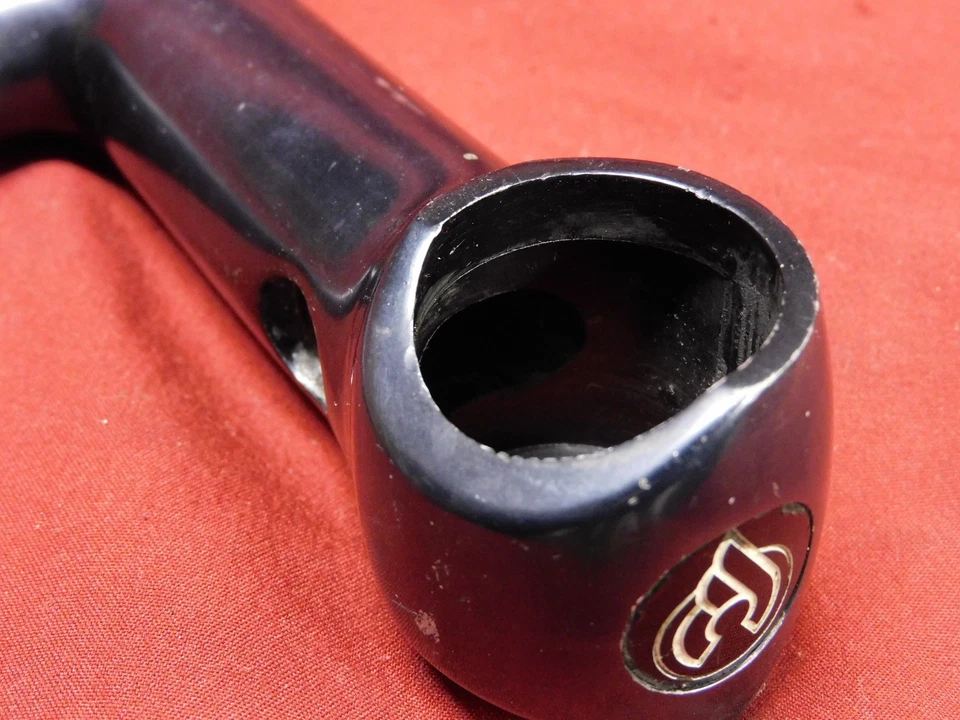 PARA REPUESTOS Vintage Años 80 Cinelli 1R Vástago Negro 105 x 26,4 x 22,2 mm SIN TORNILLOS Foto 3 de 4