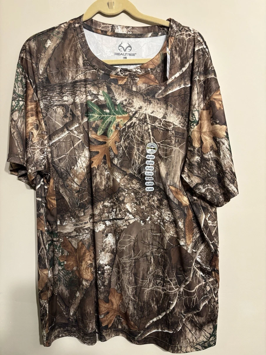 T-shirt De Chasse/pêche Habit Homme - XL - Camouflage Realtree Xtra - Manches Courtes