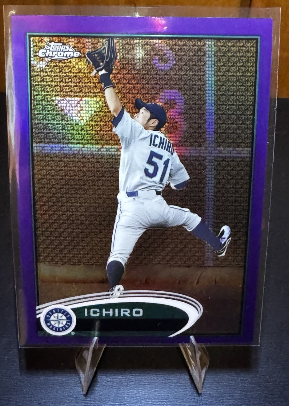 2012 Topps Chrome Purple Refractor #100 Ichiro Suzuki