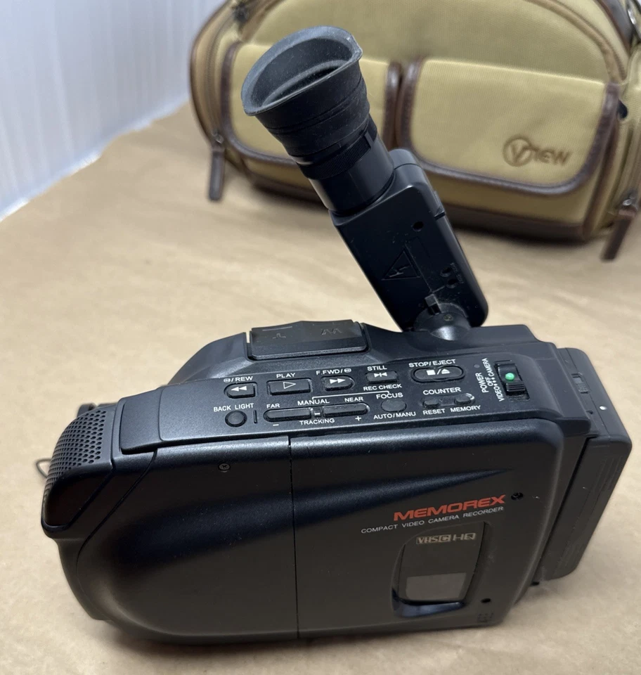 Memorex Model CRD0050 Compact Vintage Video Film Recorder Untested VHS C Tape - Image 4 of 4