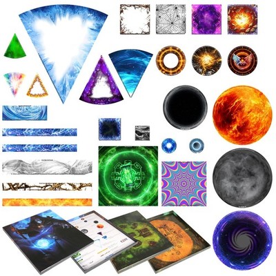 CZYY DND Area of Effect Spell Templates - Set 28 Markers for AOE Multi 