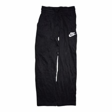 Nike Club Fleece Youth Boys Sweatpants Joggers Black Size Medium C79