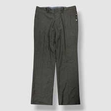 Ralph Lauren Kids Boy's Gray Solid Flat Front Heugene Dress Pants Size 20H-36W