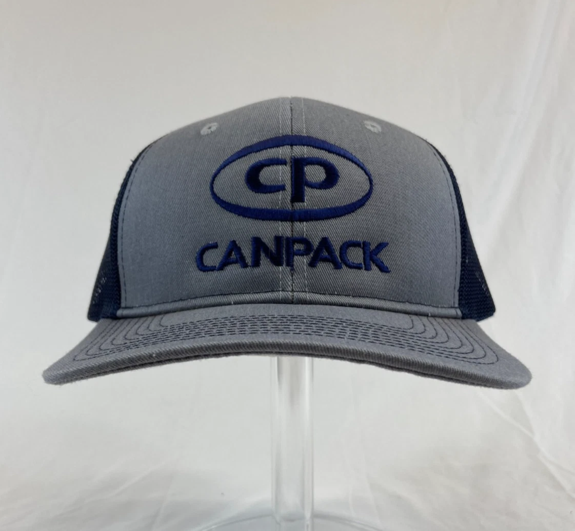 CanPack Baseball Cap Snapback Hat Mesh Back Gray Outdoor Casual Work Wear OSFA