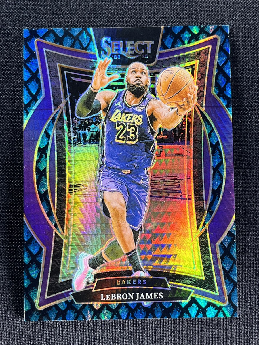 2024-25 Panini Select LeBron James #54 Concourse Dragon Scale Prizm Lakers /8