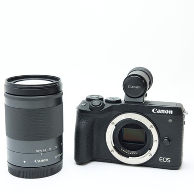 Canon EOS M6 Mark II EF-M18-150mm + EVF Kit schwarz #282