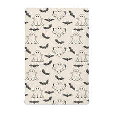 Crib Sheets for Boys Girl Halloween Ghosts Bat Silhouettes Breathable Mini Cr...