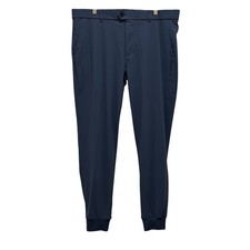 Greyson Montauk Chino Joggers Mens 36 Navy Blue Performance Golf Pants Athetic