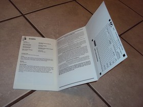 Nights Into Dreams Manual ONLY Sega Saturn Manual Reg Card Intact! No Writing