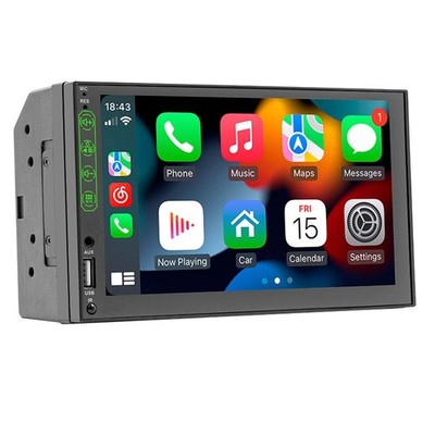 Mirror Link Steering Wheel Controls Car Radio 7 inch Wired Carplay MP5 BT RDS @z